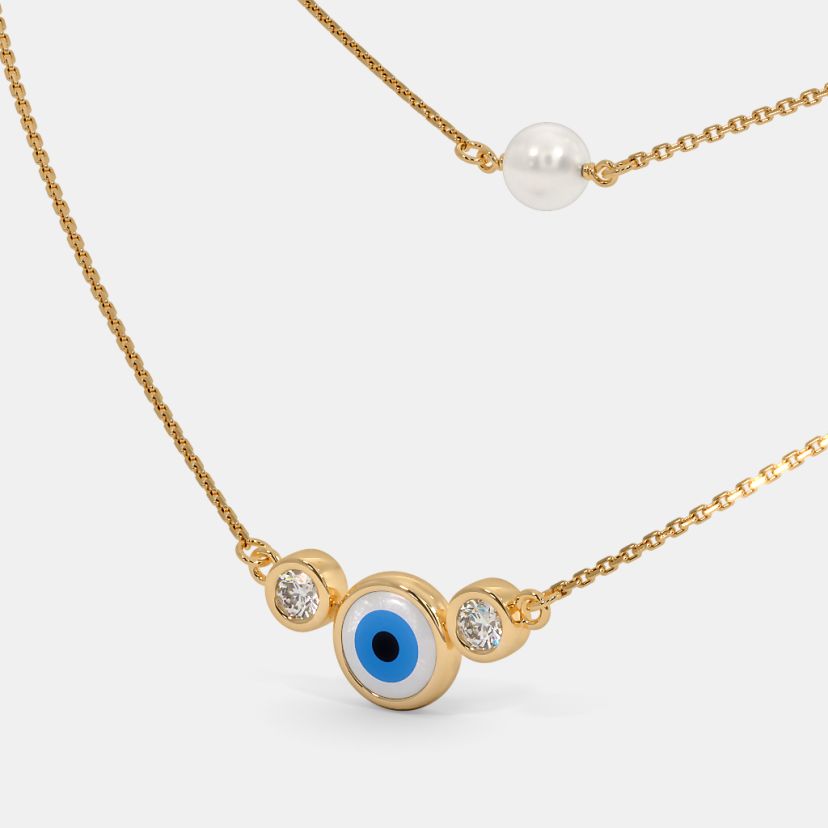 The Serenith Evil Eye Layered Necklace - image 1