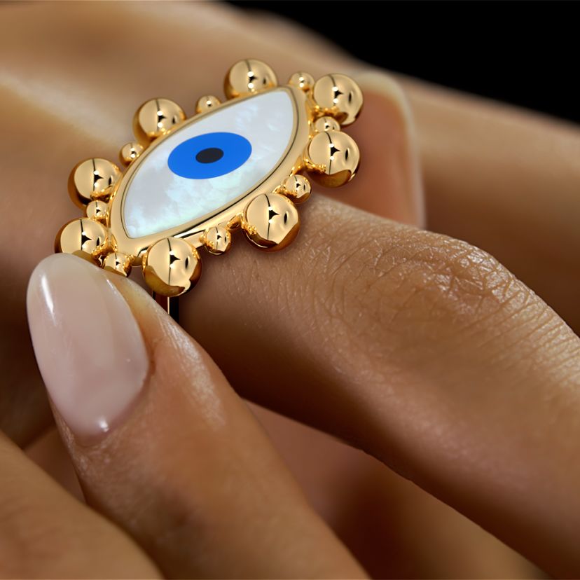 The Aegis Evil Eye Ring - image 6