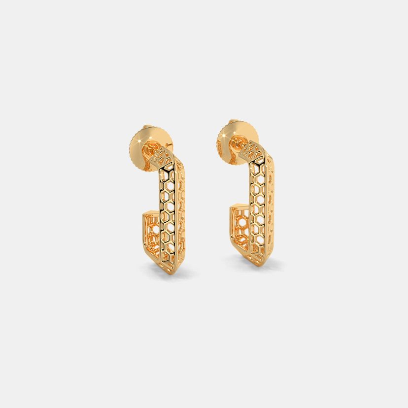The Aurivera J Hoop Earrings - image 6