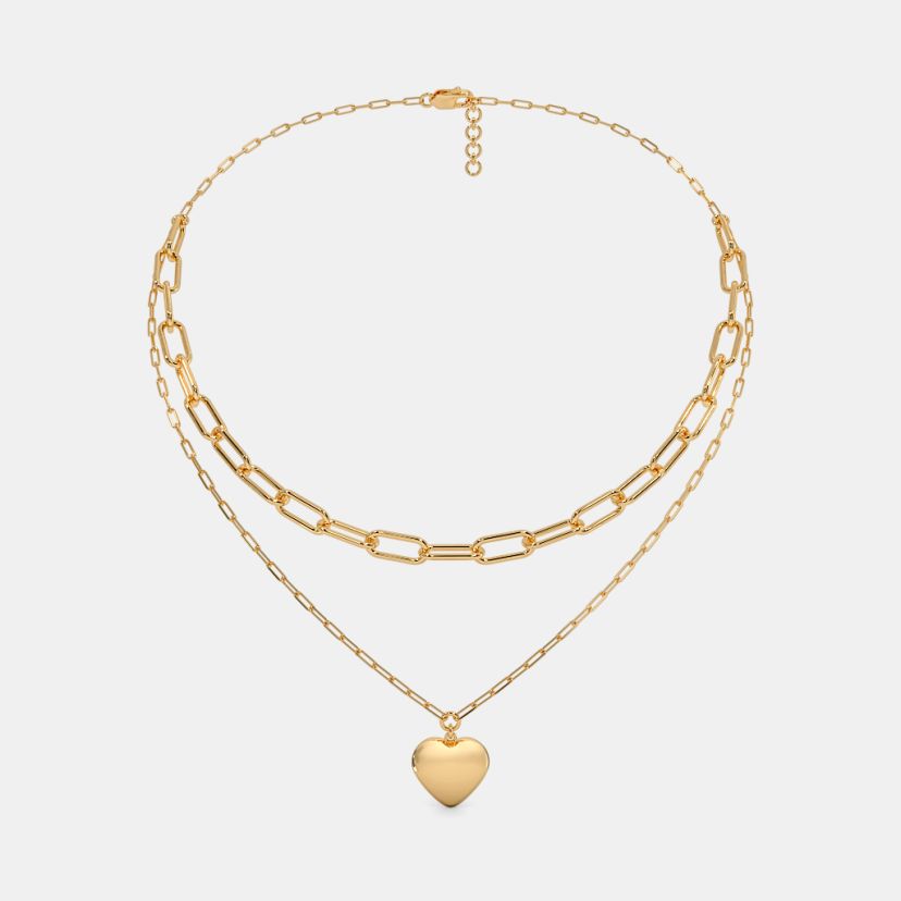 The Lennan Heart Layered Necklace - image 4
