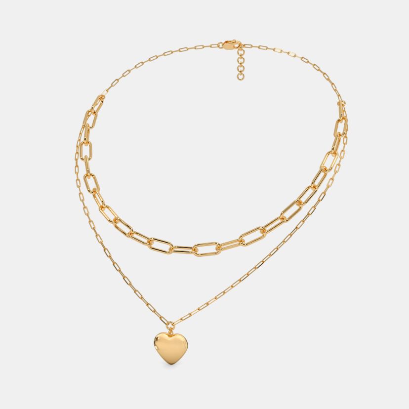 The Lennan Heart Layered Necklace - image 6