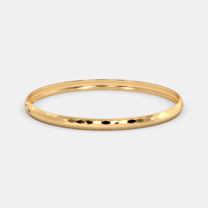 The Helie Textured Round Bangle - image 4