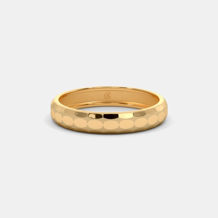 The Helie Textured Band Ring - image 4