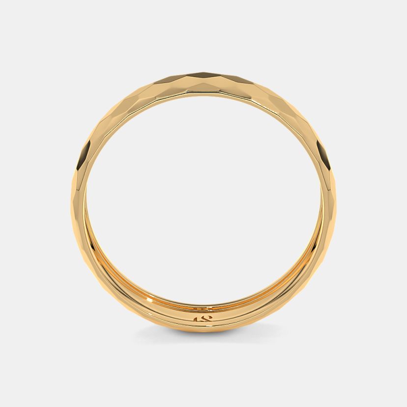 The Hilious Textured Band Ring For Him - image 6