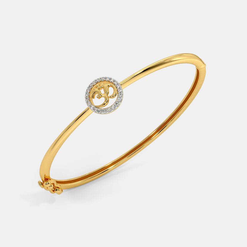 The Om Oval Bangle - image 1