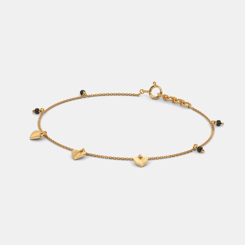 The Merita Heart Mangalsutra Bracelet - image 4