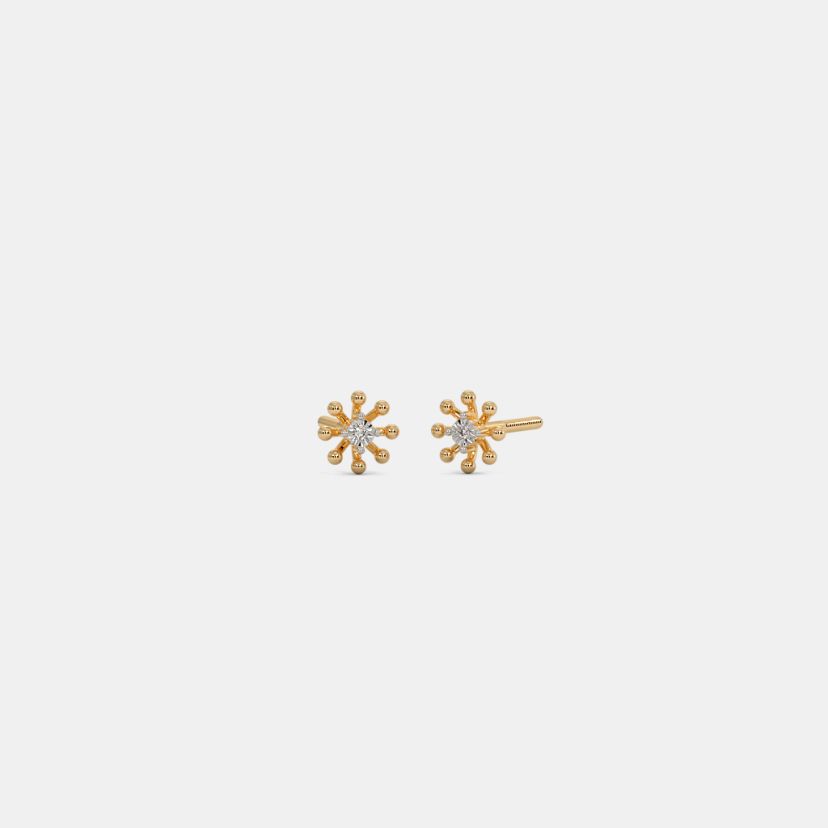 The Couple Petal Front Back Earrings - image 6