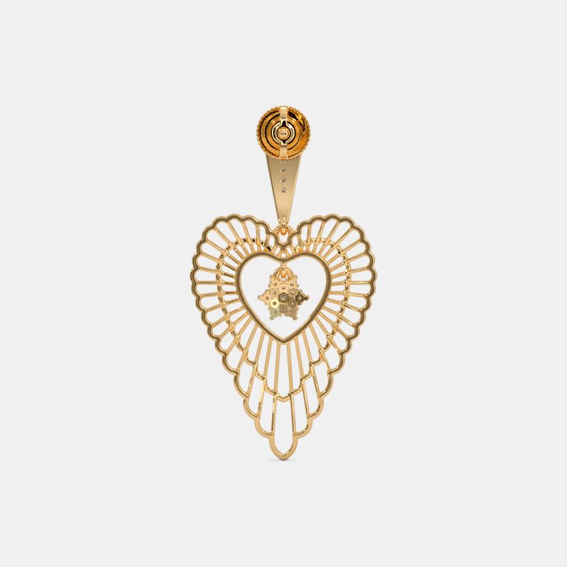 The Fairy Heart Drop Earrings - image 6
