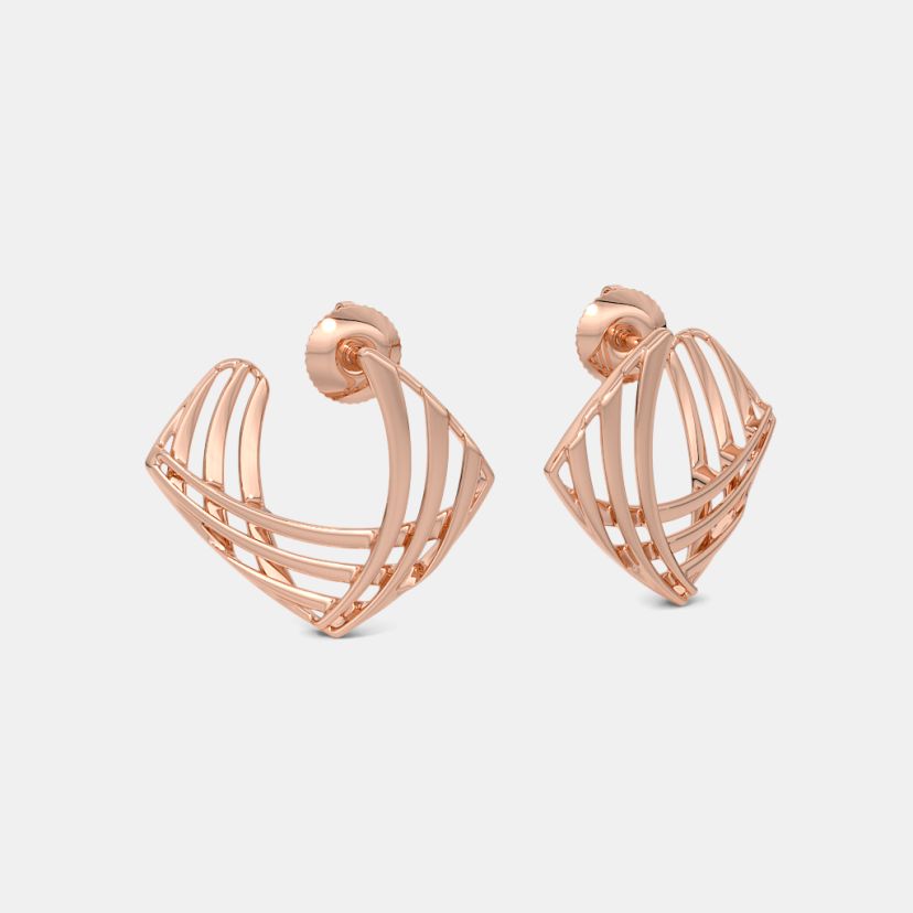 The Peira Orange Peel Earrings - image 5