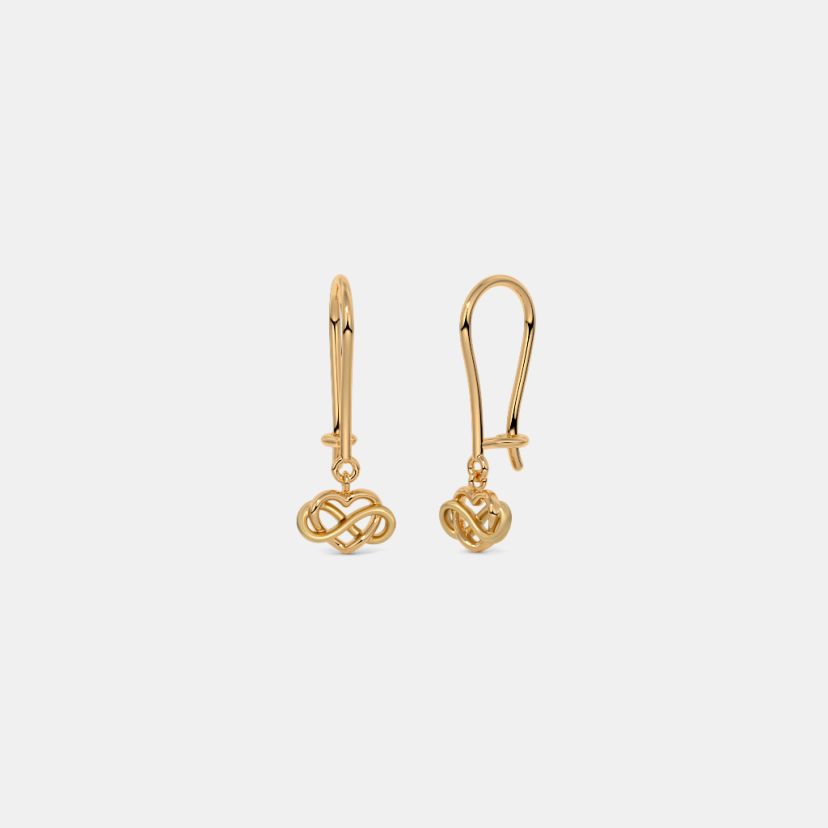 The Heartie Twist Kids Drop Earrings - image 1