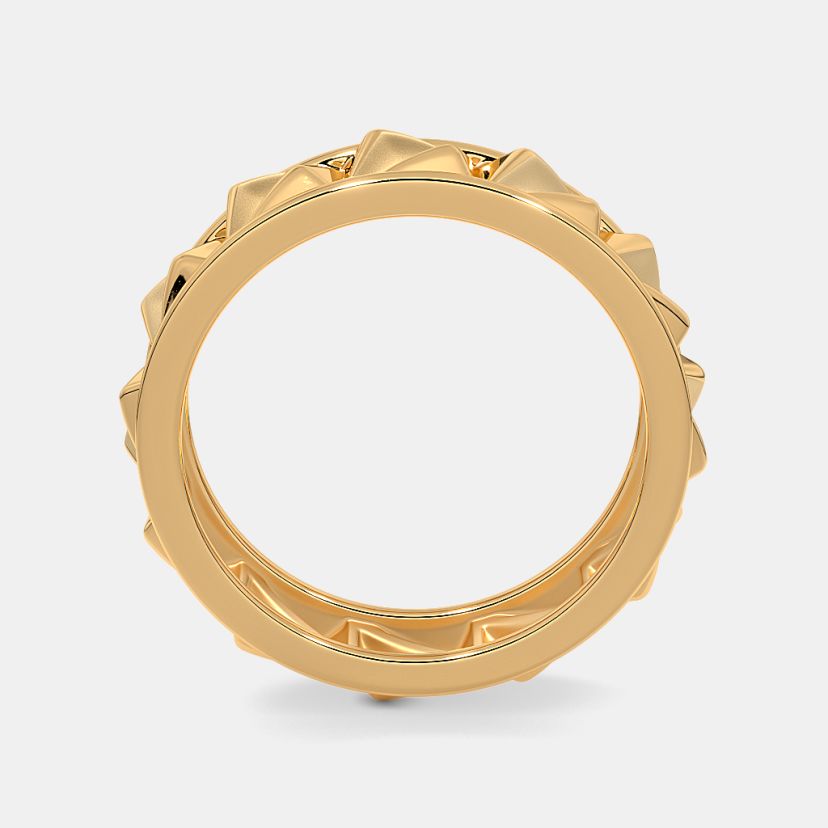 The Facet Peak Band Ring For Him - image 6