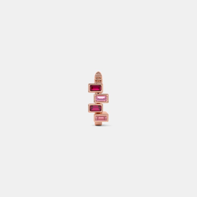 The Delice Rose Huggie Earrings - image 6