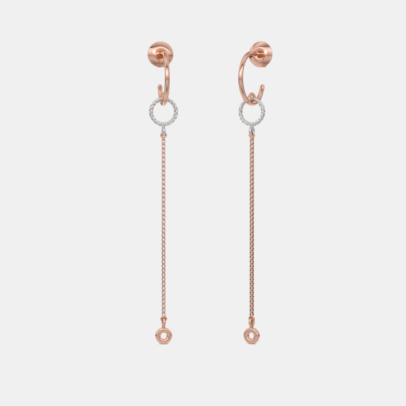 The Aurume Dangle Hoop Earrings - image 1