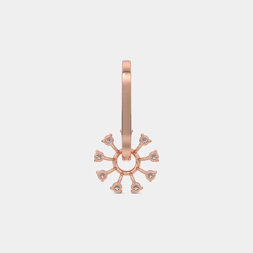 The Bloom Spin Dangle Hoop Earrings - image 7