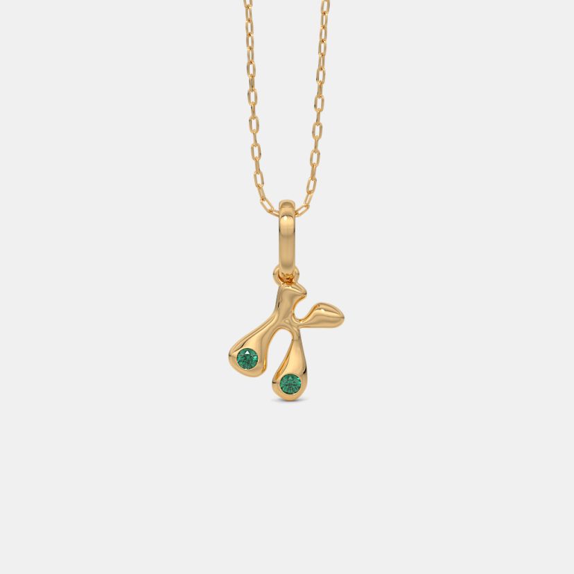 The Kenza K Initial Pendant - image 5