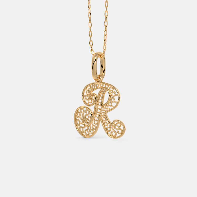 The Avelinc R Initial Pendant - image 4