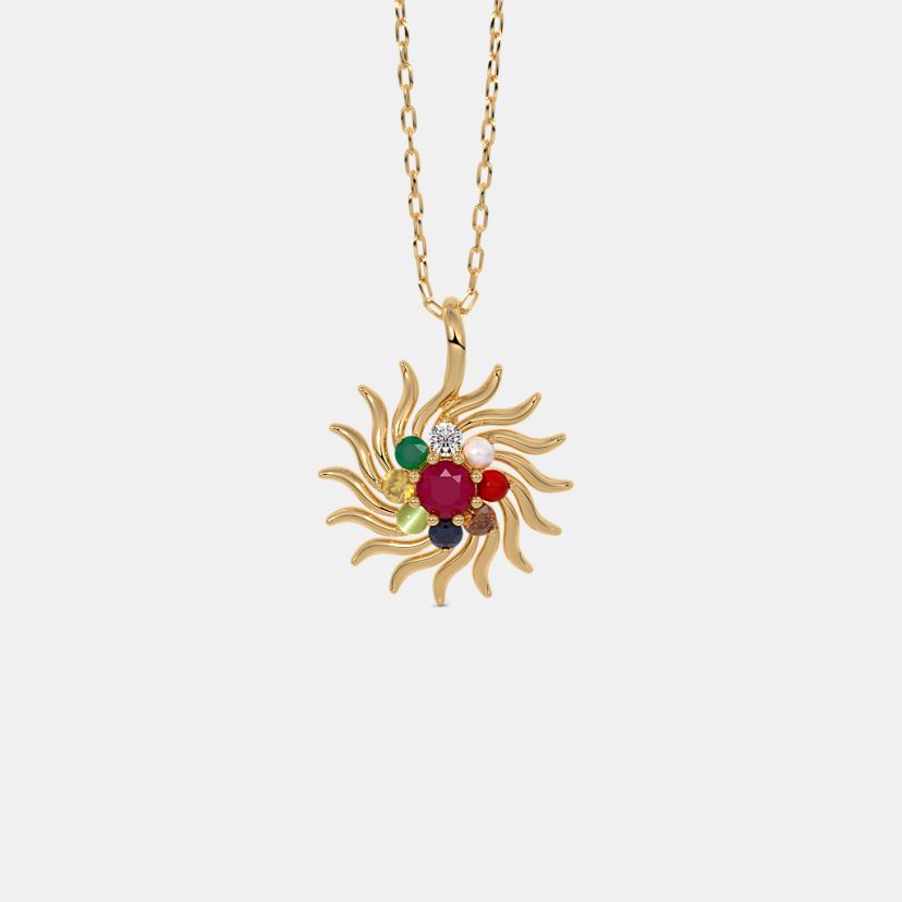 The Flamara Navaratna Pendant - image 5