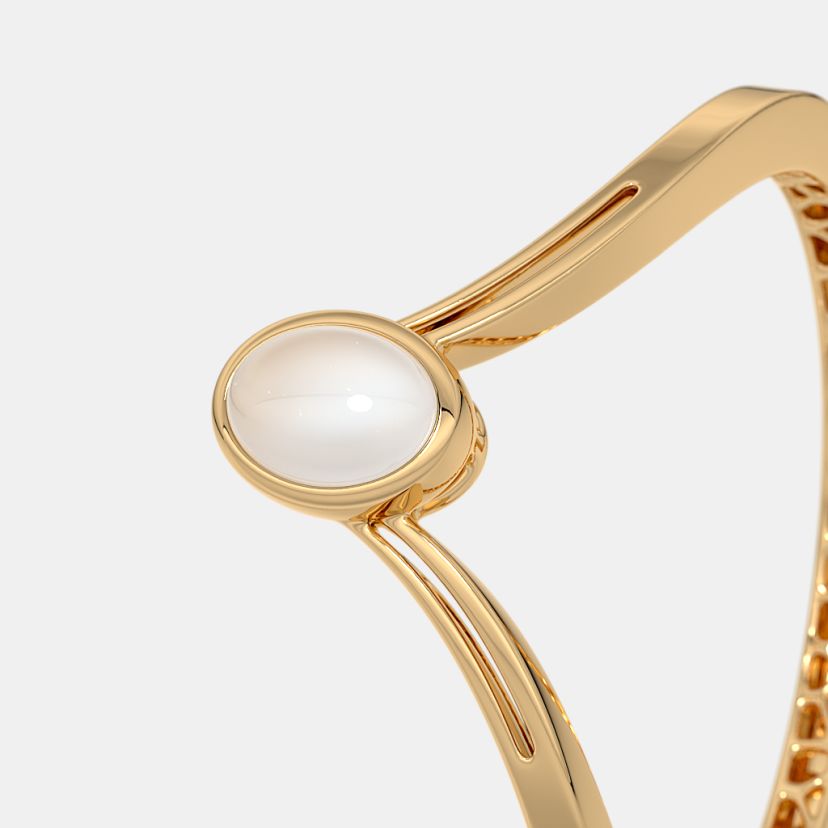 The Celina Moonstone Chevron Ring - image 5
