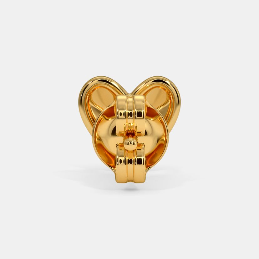 The Facet Heart Kids Stud Earrings - image 5