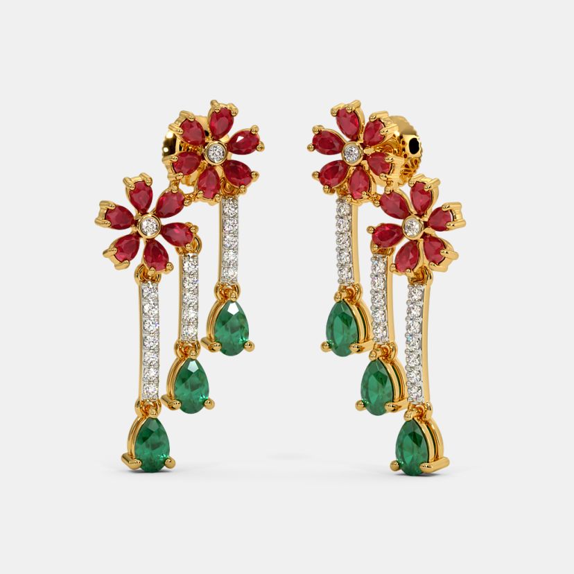 The Aaritra Drop Earrings - image 1