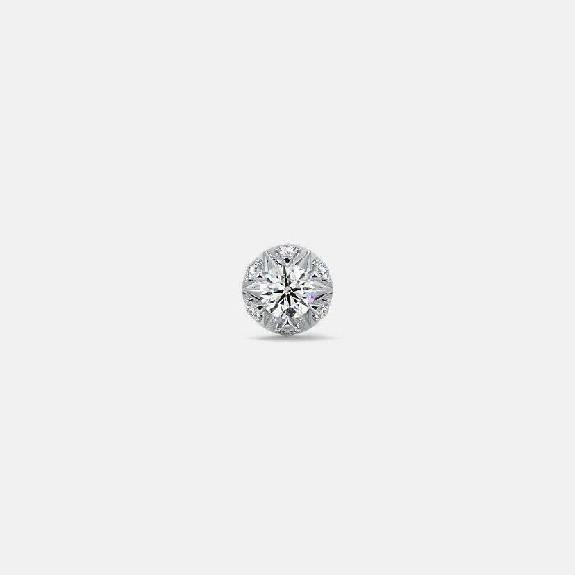 The Madin Solitaire Stud Earrings - image 7