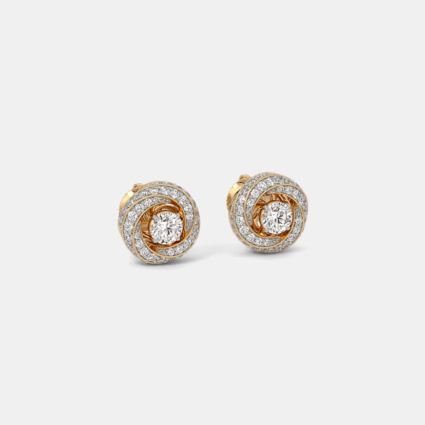 The Zavera Solitaire Stud Earrings - image 6