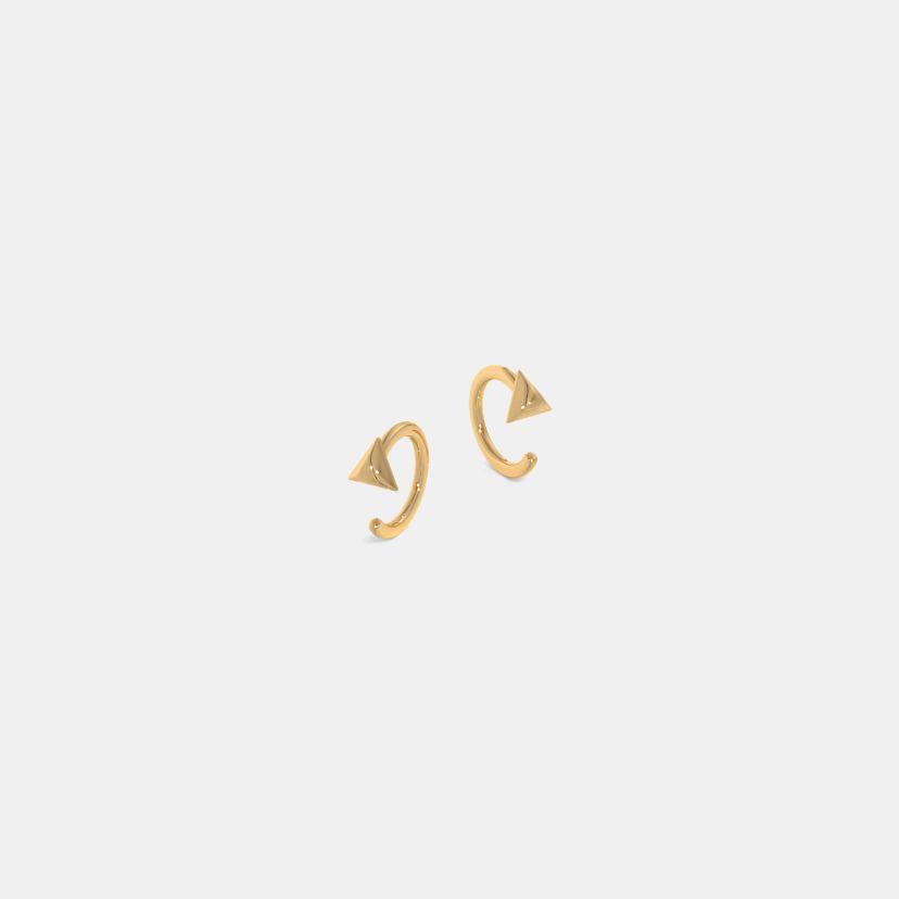 The Nadhiya Multi Pierced Hoop Earrings - image 5