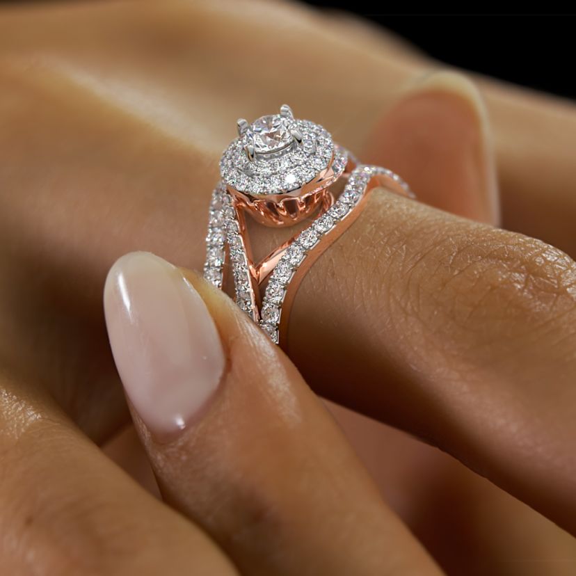 The Veloura Bridal Ring Set - image 6