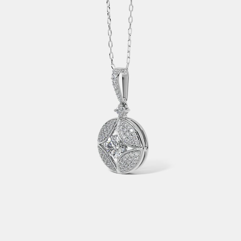 The Olivena Solitaire Pendant - image 4