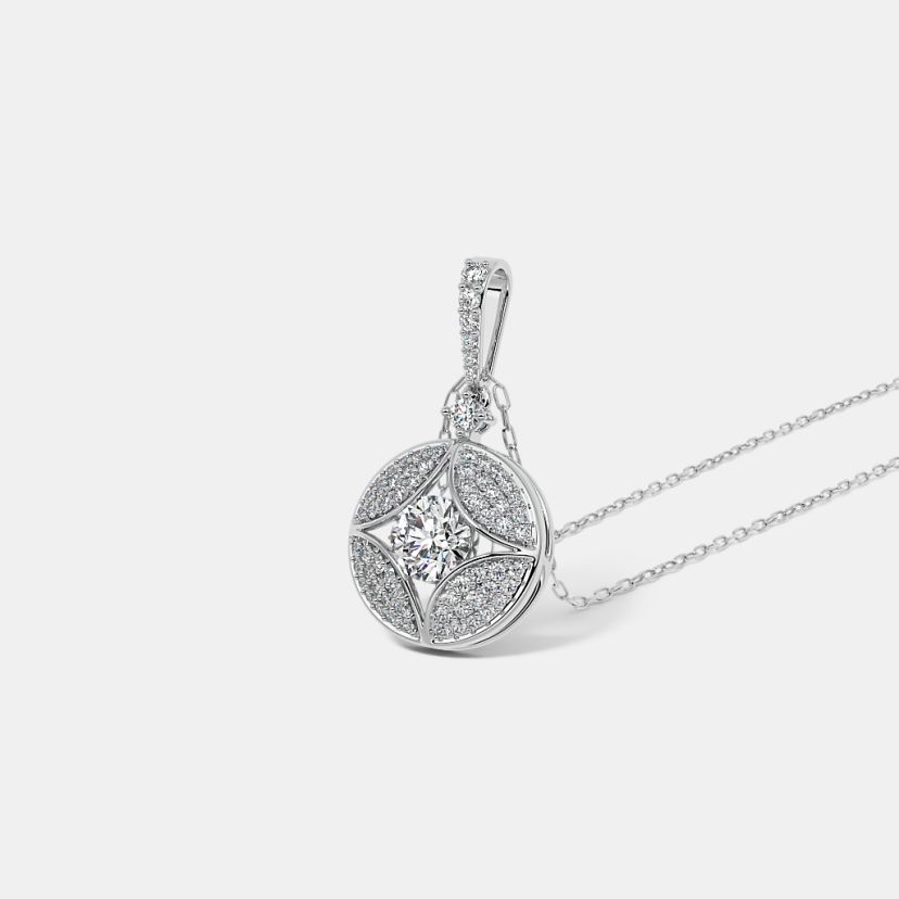 The Olivena Solitaire Pendant - image 1