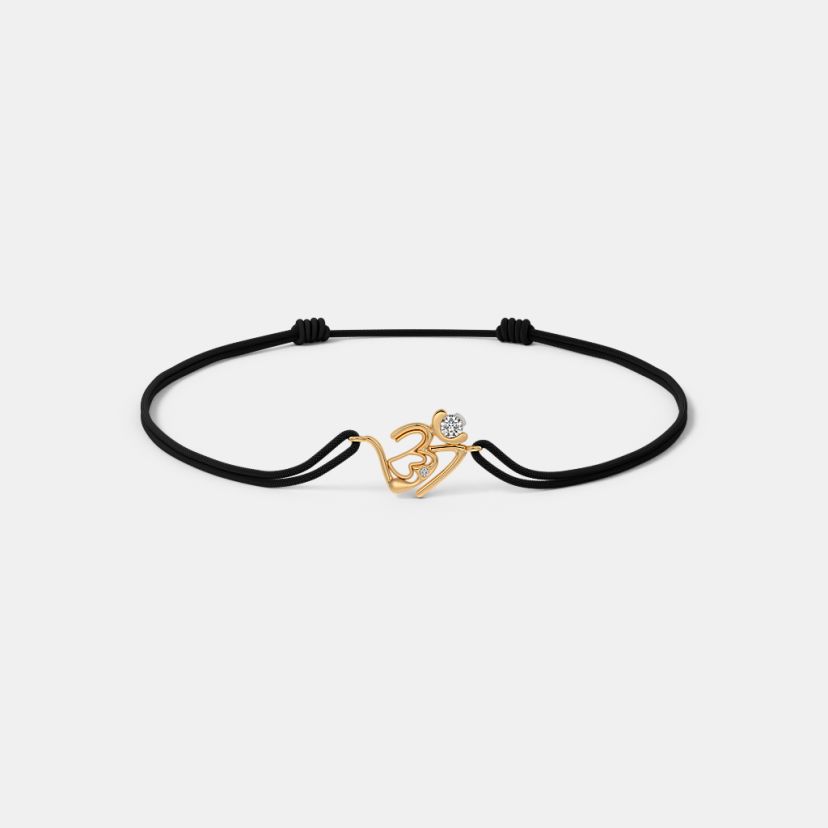 The Rhythmic Aum Cord Bracelet - image 1