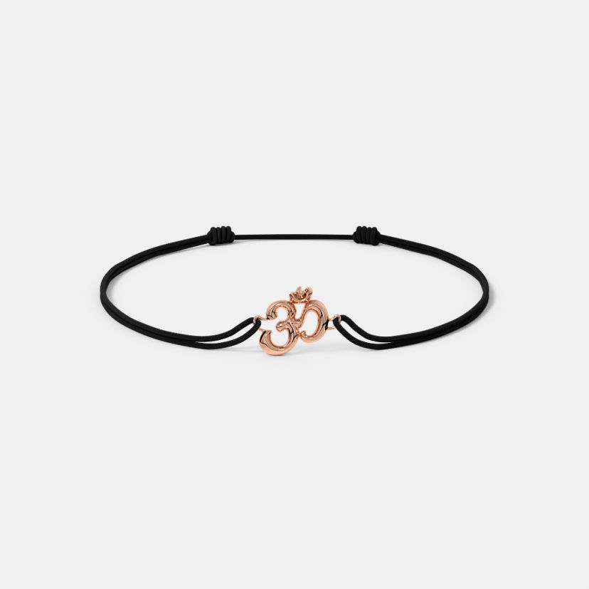 The Aksara Om Cord Bracelet - image 1