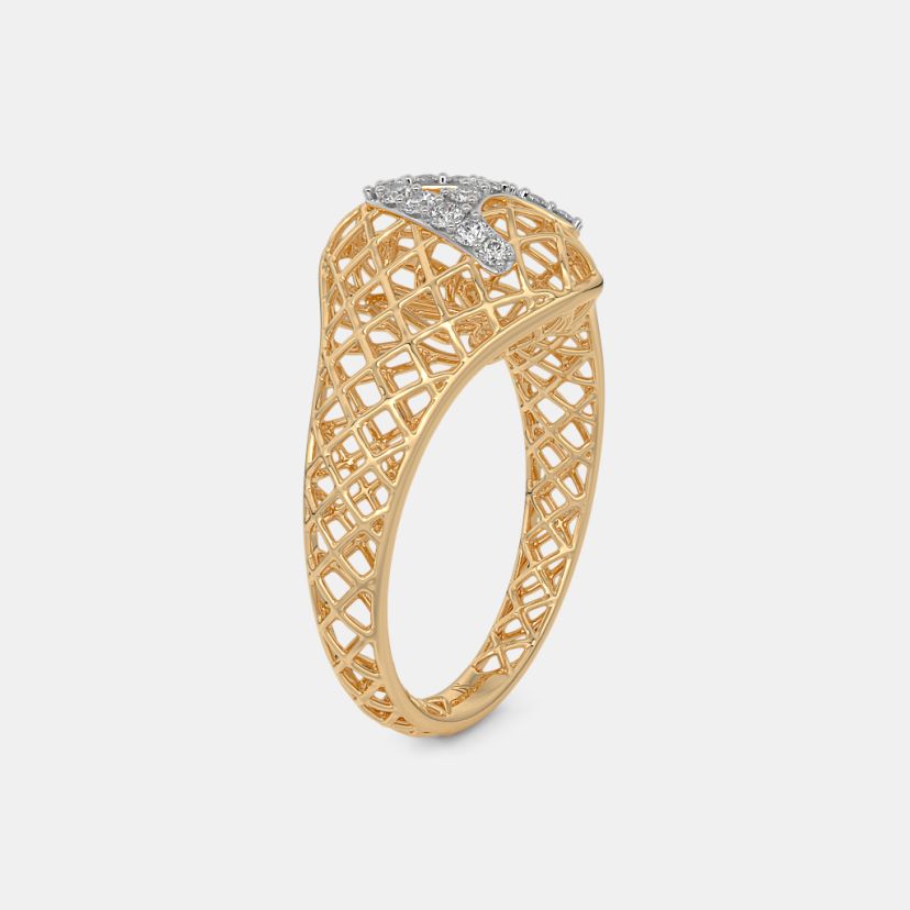 The Plump A Initial Ring - image 6