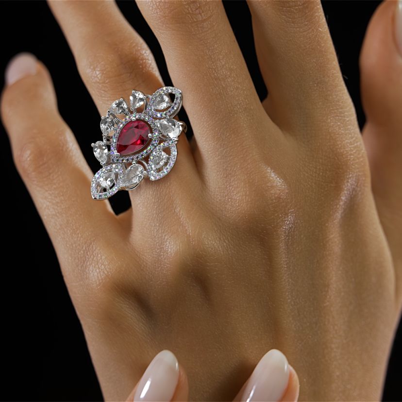 The Zalak Cocktail Ring - image 6