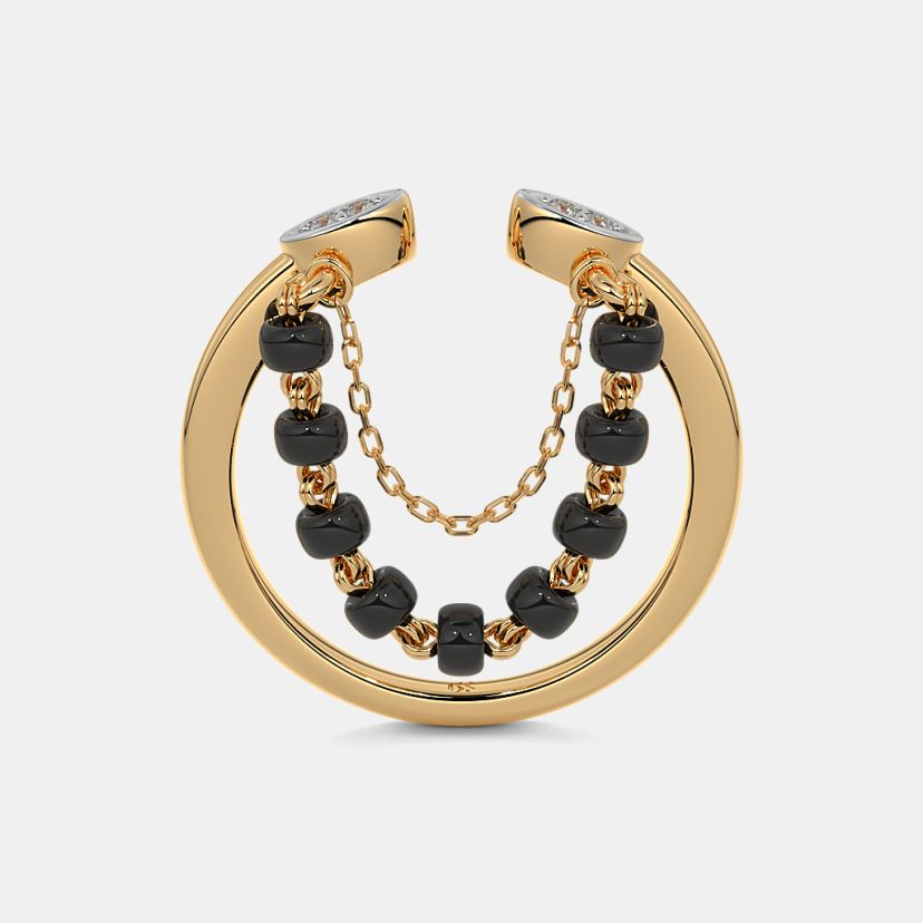 The Saavni Mangalsutra Ring - image 7