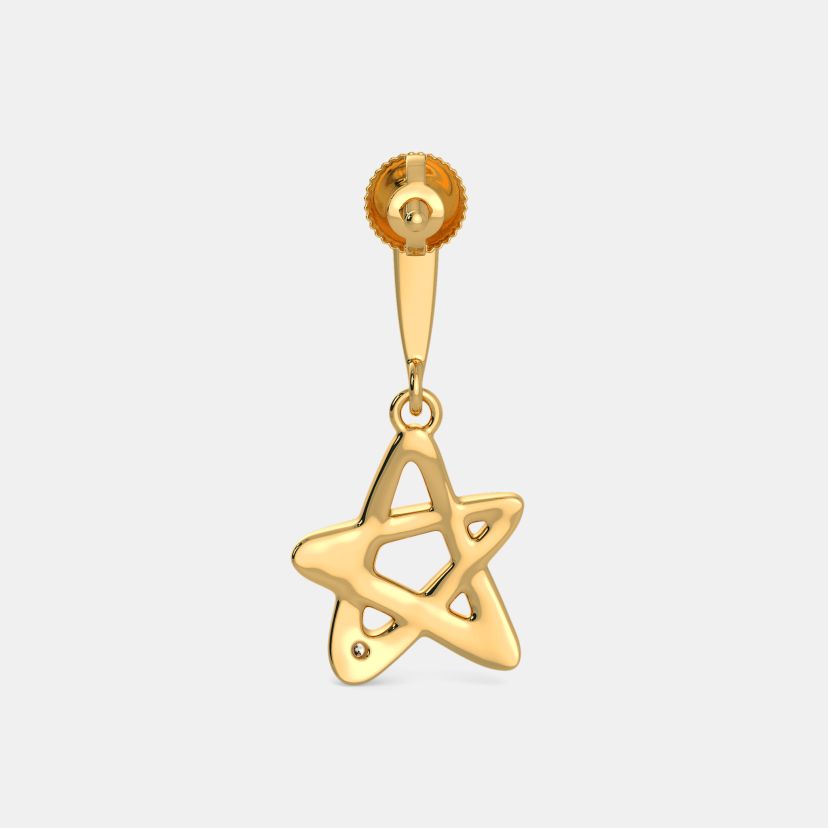 The 5 Point Star Drop Earrings - image 5