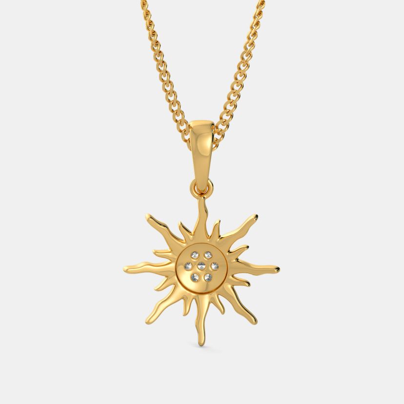 The Glorious Sun Pendant - Angle View 2