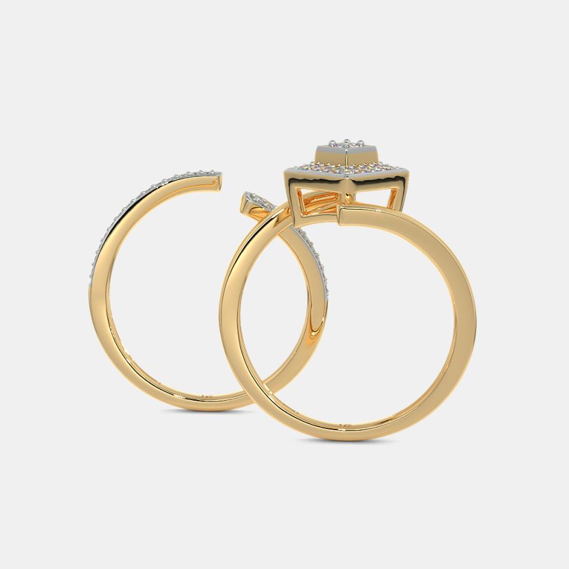 The Meliora Bridal Ring Set - image 9