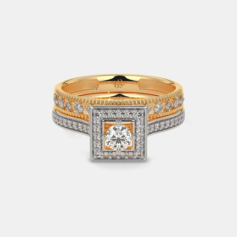 The Nomi Bridal Ring Set - image 8