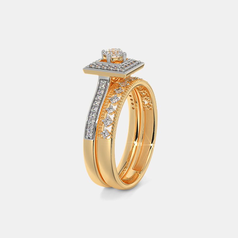 The Nomi Bridal Ring Set - image 10