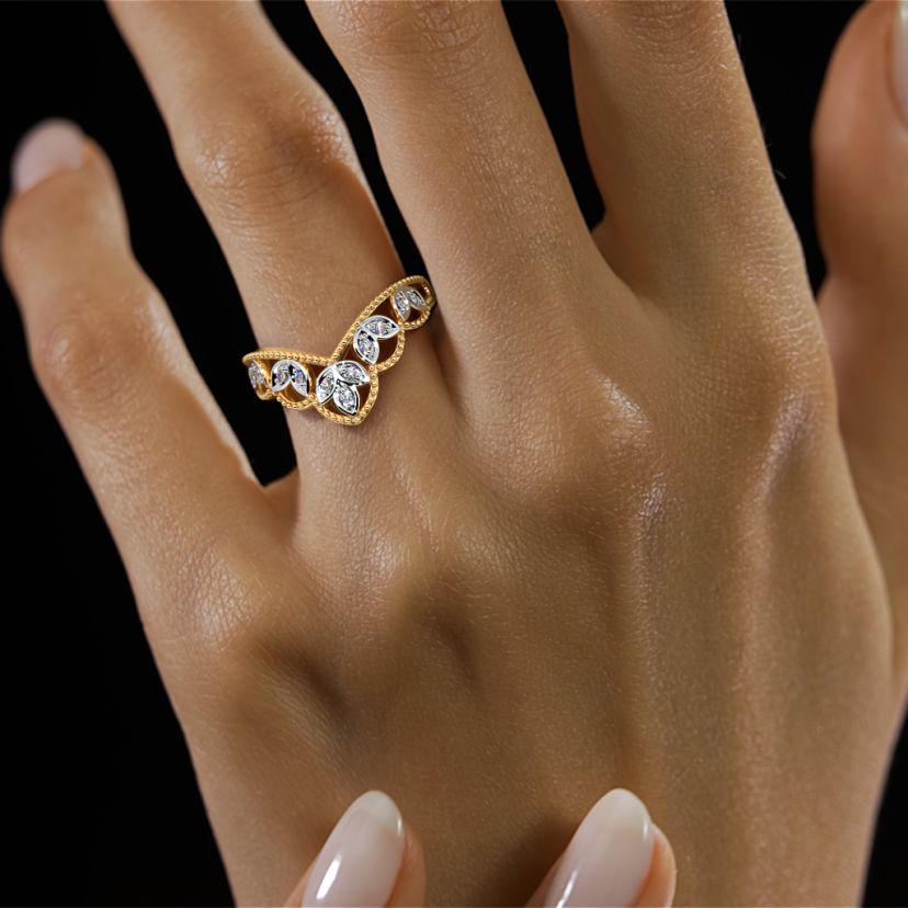 The Brinisa Chevron Ring - image 4