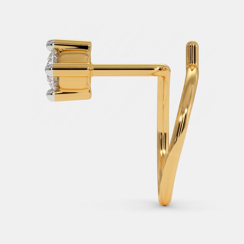 The Ambrosia Nose Pin - Angle View 2
