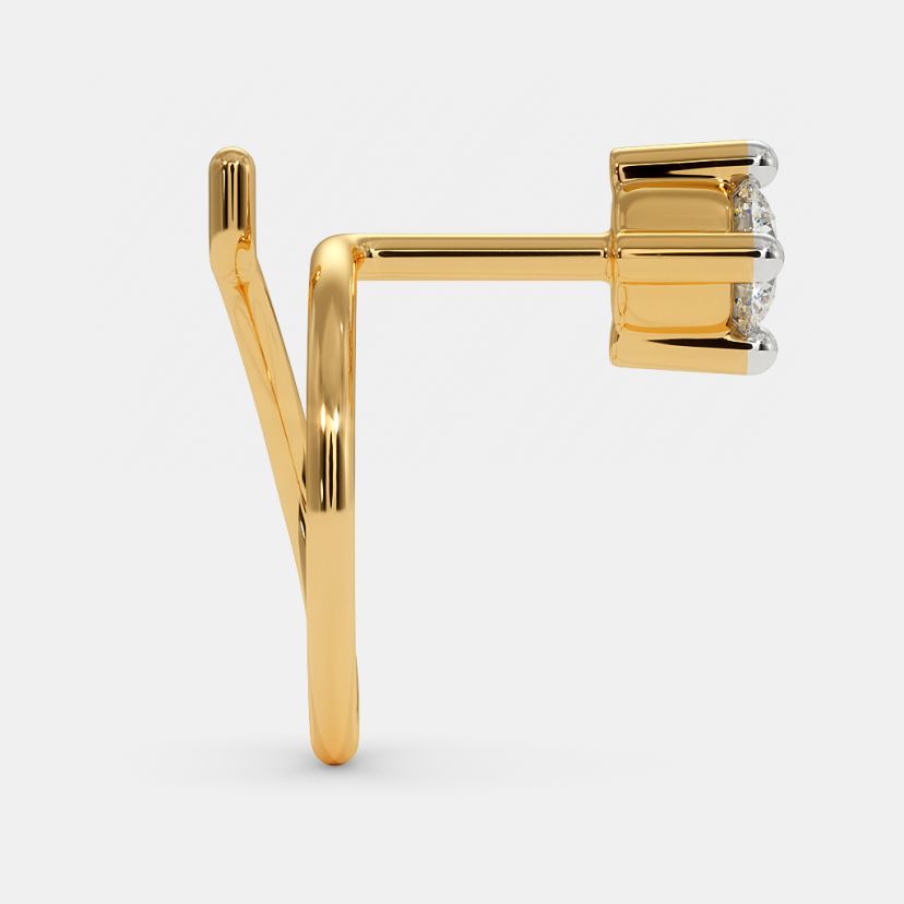 The Ambrosia Nose Pin - Side View 2