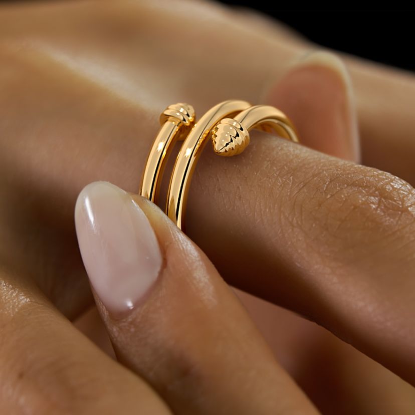 The Azure Gyre Spiral Ring - image 6
