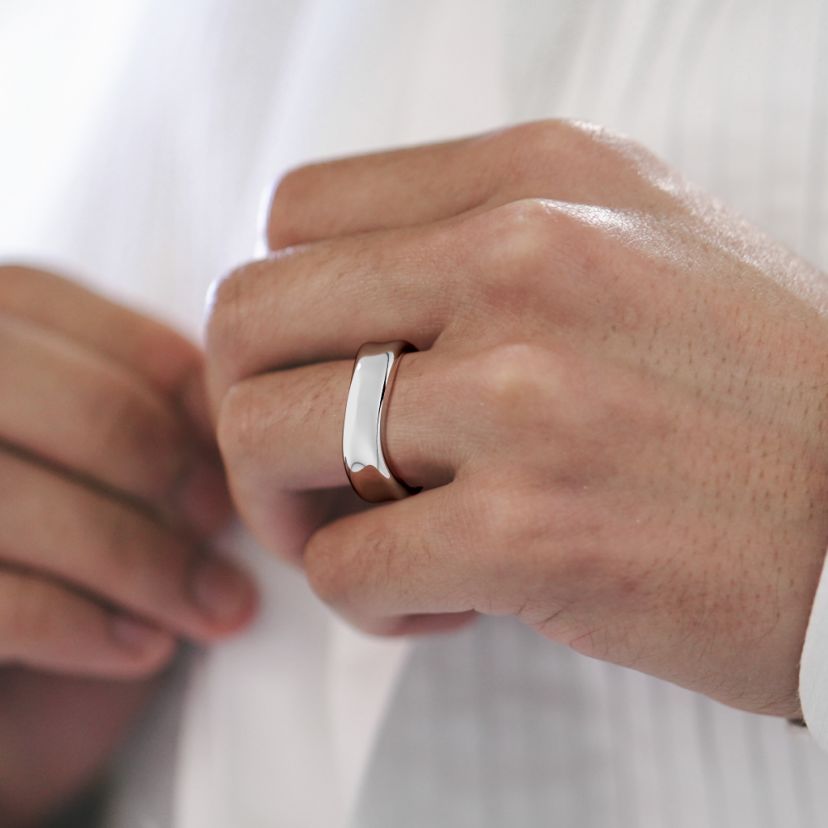 The Cinabra Band Ring For Him - image 3