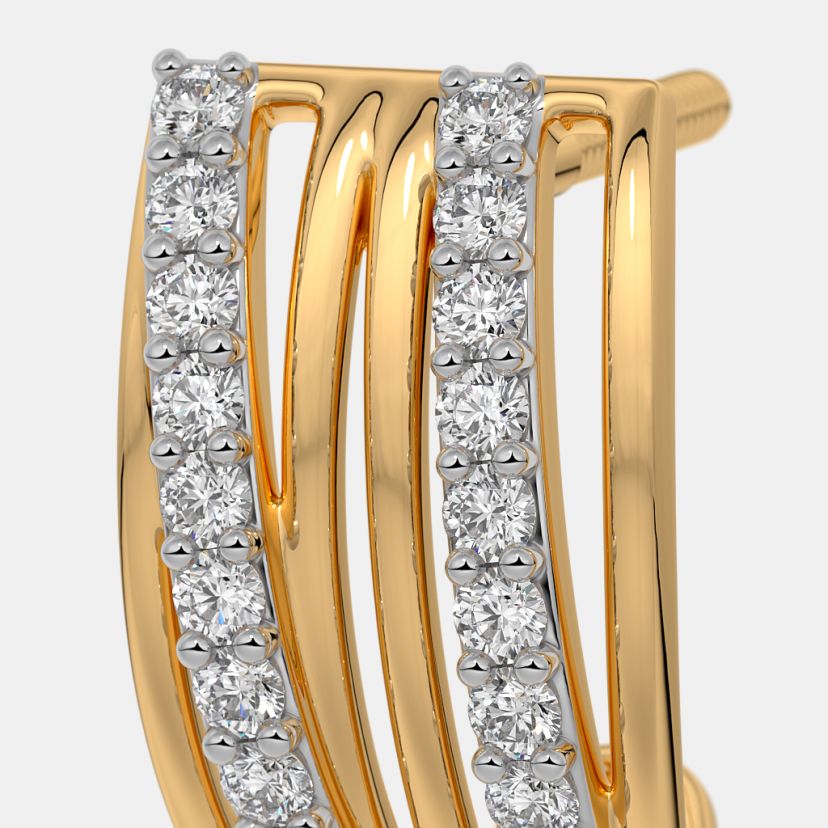 The Elunari Huggie Earrings - image 4