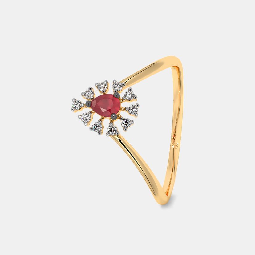 The Ingrid Chevron Ring - image 1
