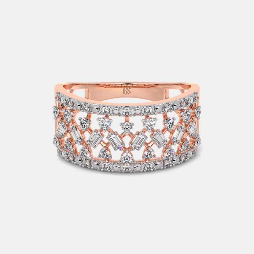 The Ayane Band Ring - Angle View 2