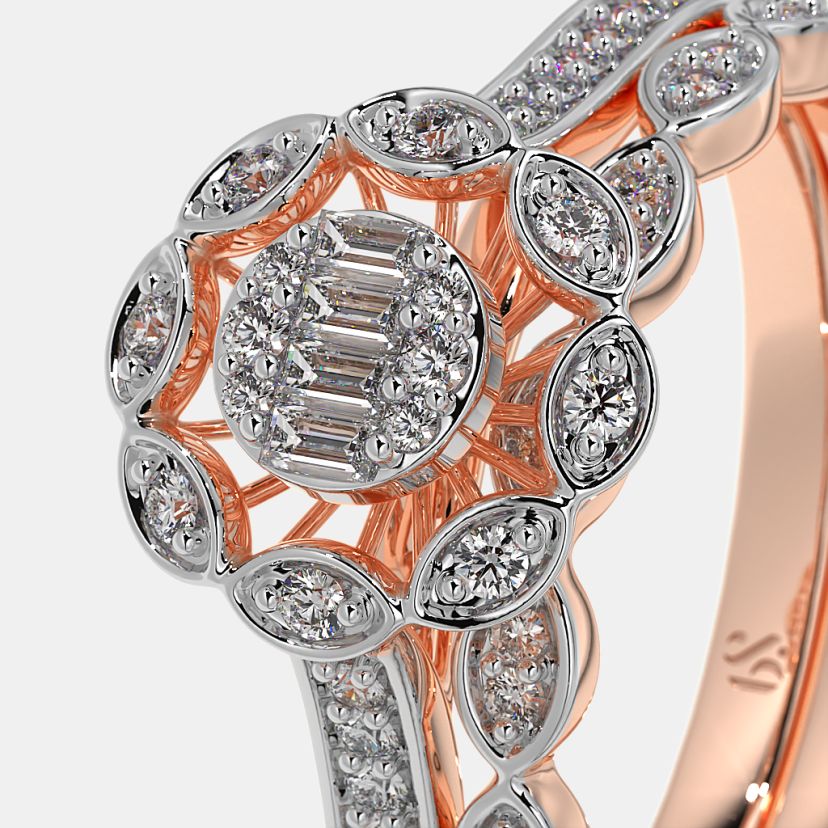 The Tepal Bridal Ring Set - image 5