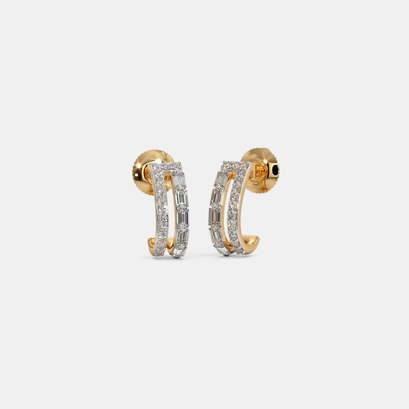 The Elizaa J Hoop Earrings - image 1